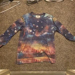 On The Byas, Space themed crewneck